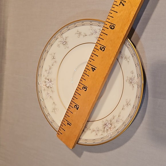 NEW Noritake Salzburg 7299 Footed Cup & Saucer Ivory China - Picture 6 of 16